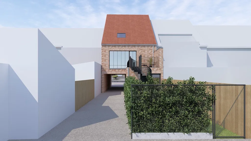 Garage avec Nouvelle Porte à Koolkerke