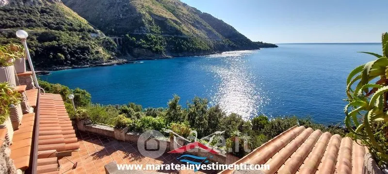 Terrasse - Villa with Sea View in Maratea