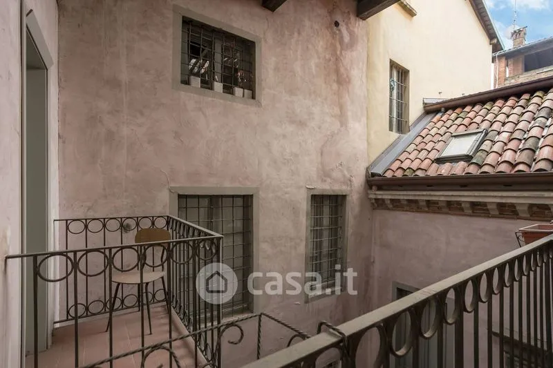 Balcony - Furnished Flat with Balcony in Bergamo's Città Alta
