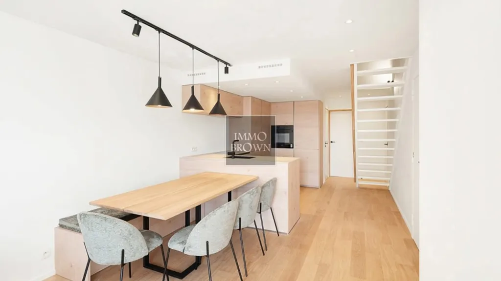 Salle à manger - Penthouse avec Terrasse et Vue Golf à Knokke Zoute
