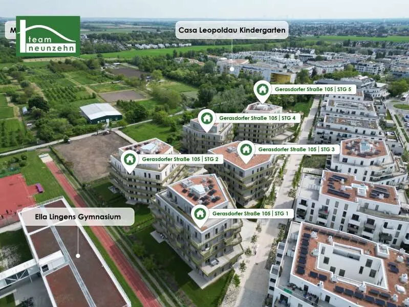 Õhuvaade - Modern Apartment with Garden in Hirschfeld
