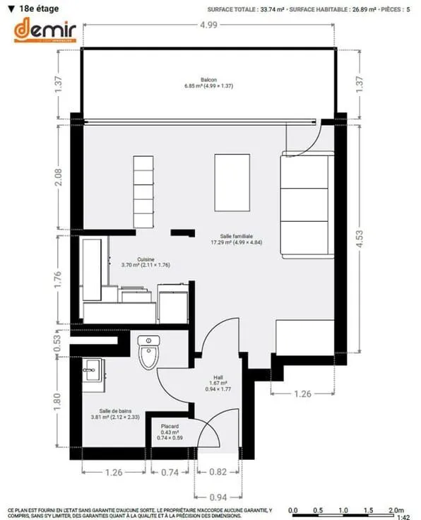 Plaan - Apartment with Esplanade View in Herstal