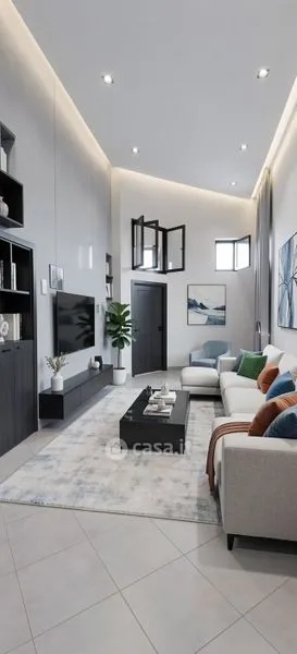 Séjour - Two-Room Apartment with High Ceilings in Barletta
