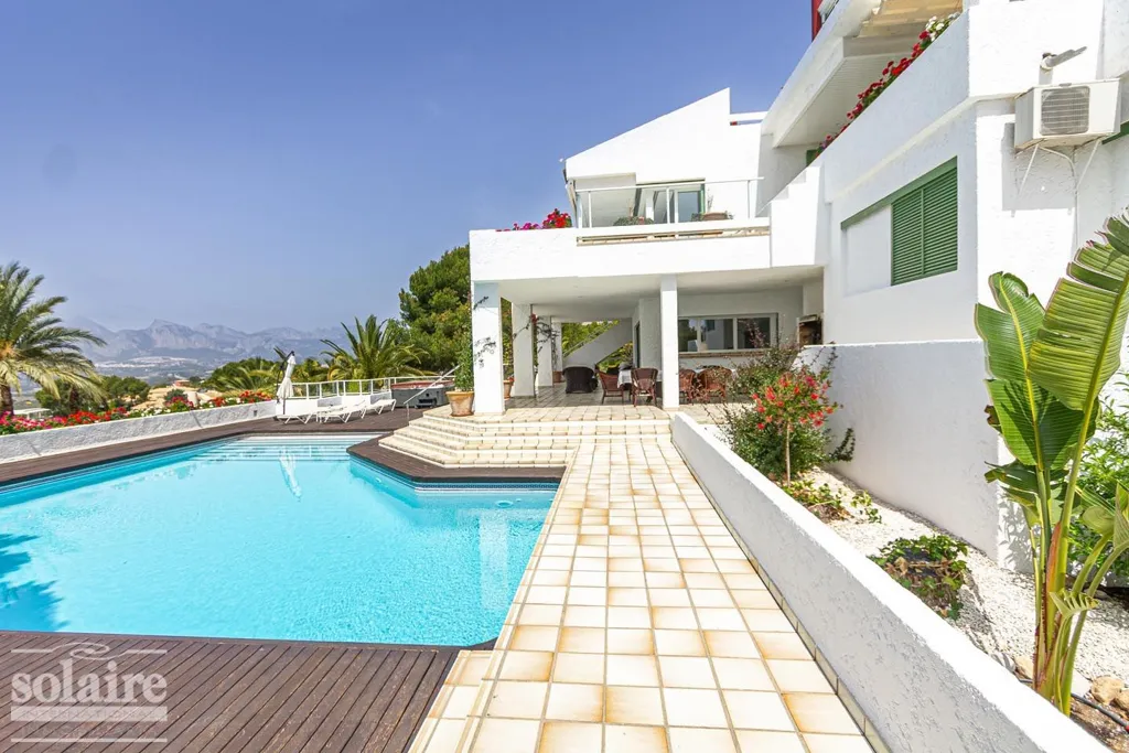 Pool - Renovated Villa with Sea View in Altea