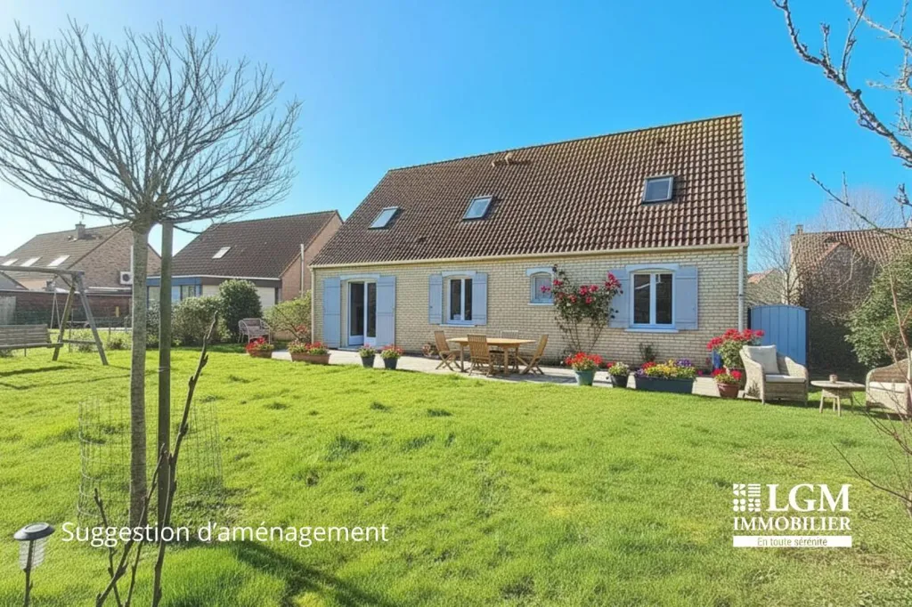 Jardin - Maison Individuelle avec Jardin à Hondschoote