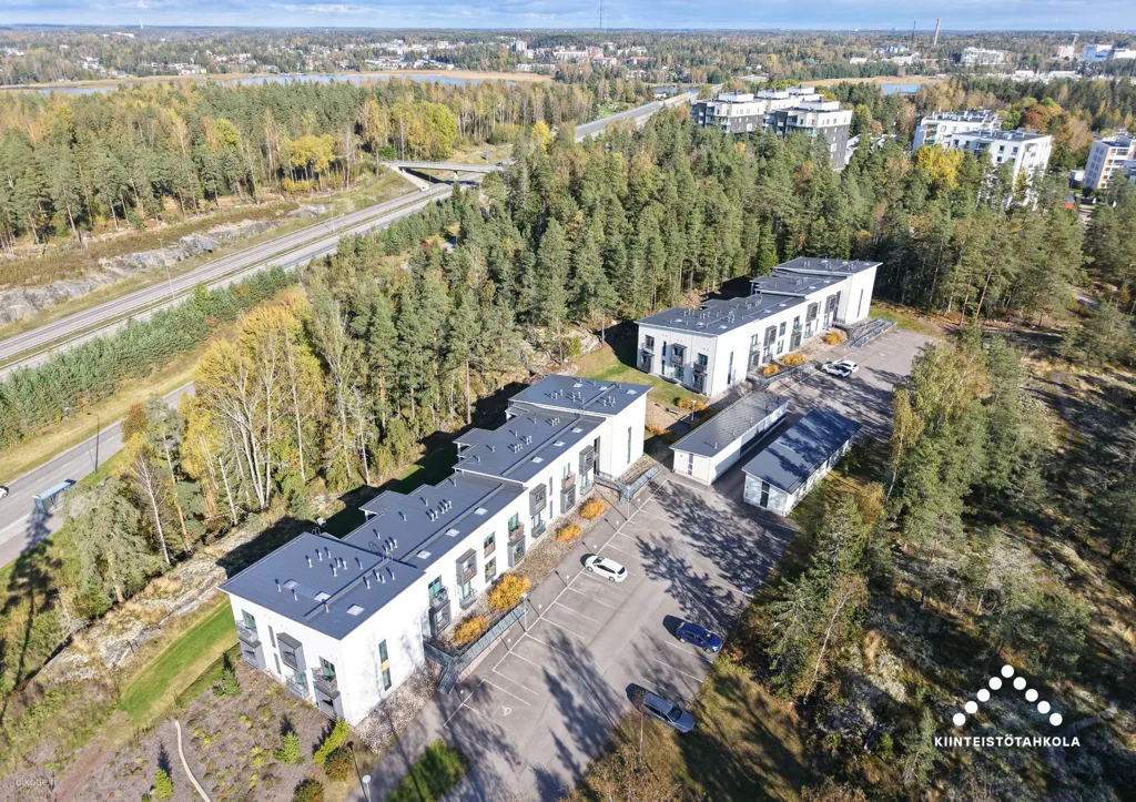 Vista aerea - Modern Studio Flat with Balcony in Kirkkonummi