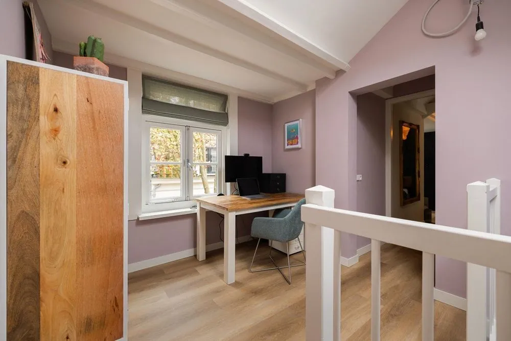 Office - Restored House with Courtyard in Haarlem's Historic District