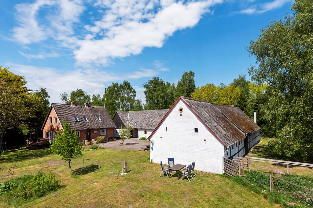 Aerial - Villa with Extensive Grounds in Tessebølle