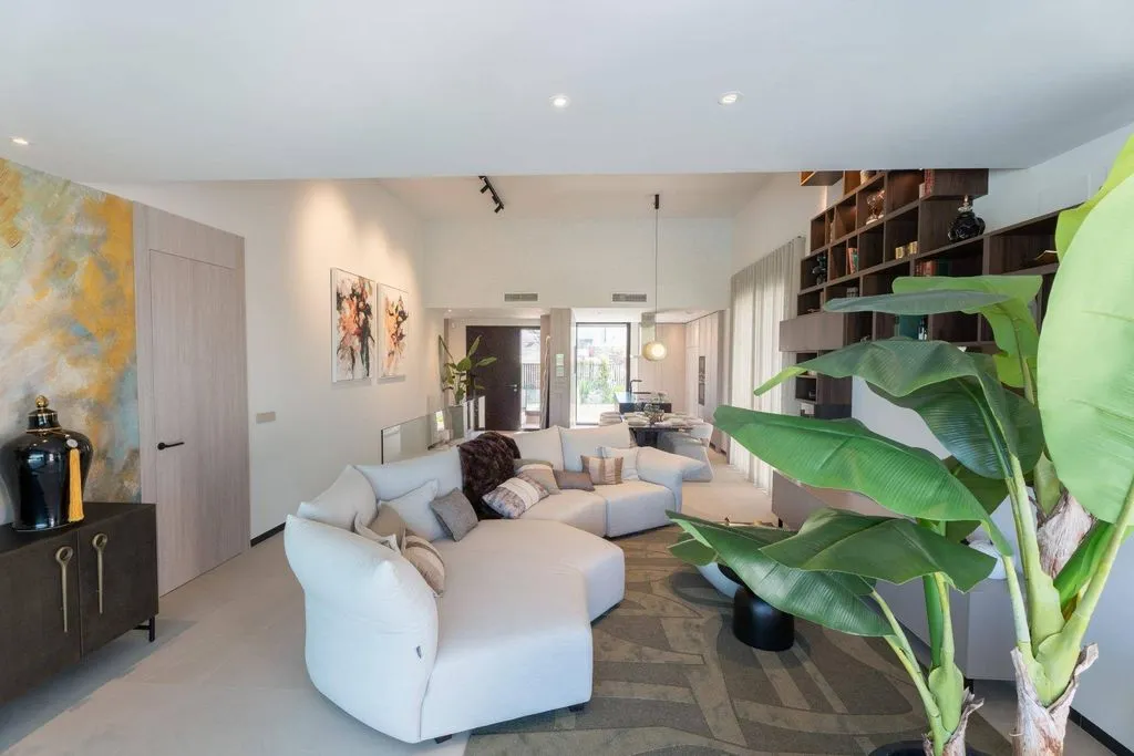 Living Room - New Build Villa with Pool in Algorfa