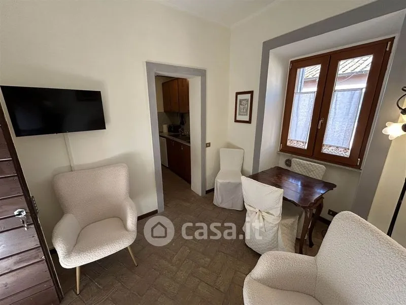 Séjour - Historic Flat with Terrace in Tuscania
