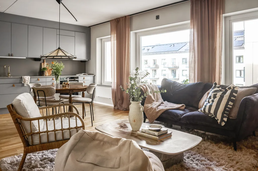 Elutuba - Modern Apartment with Balcony in Central Hisingen