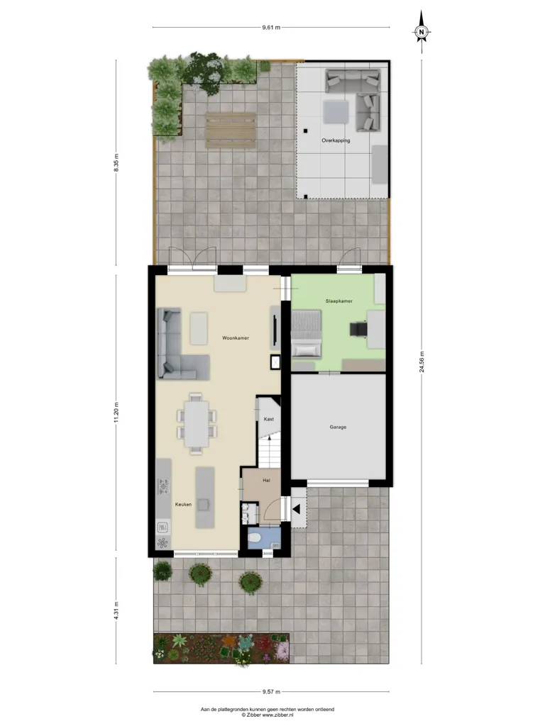 Plan - Spacious House with Garden in Oud Gastel