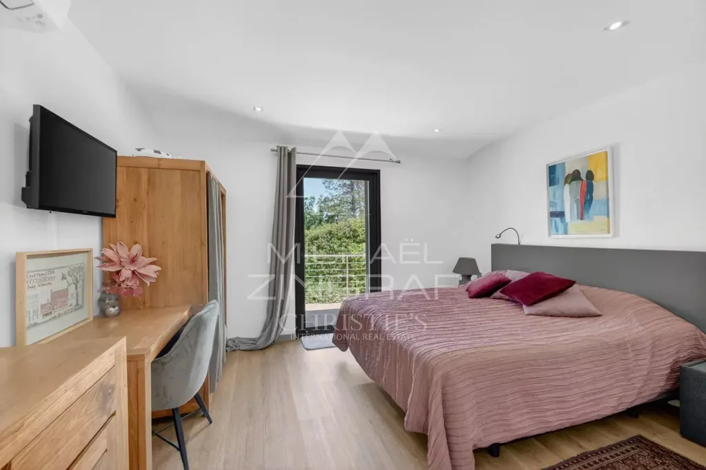 Chambres - Villa Contemporaine avec Vue Panoramique à Fayence