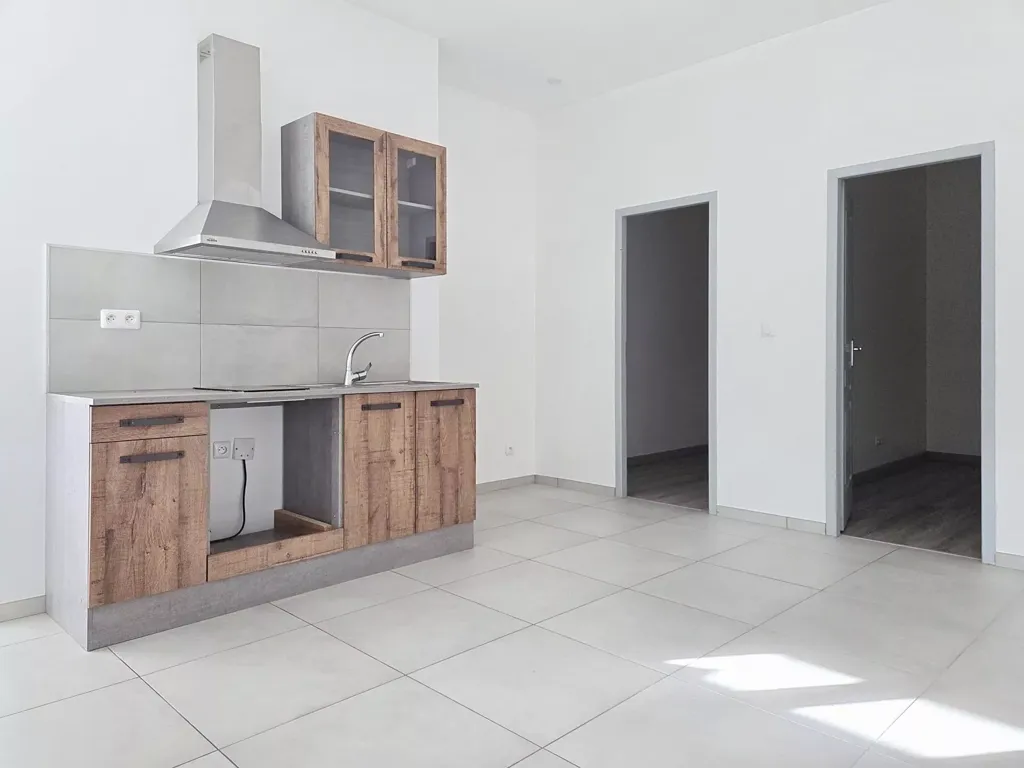 Köök - Bright Flat with Private Courtyard in Tracy-le-Mont