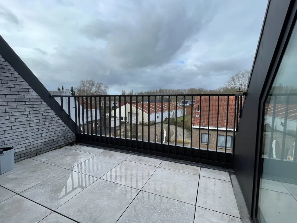 Balcony - Apartment with Two Terraces in Kuurne