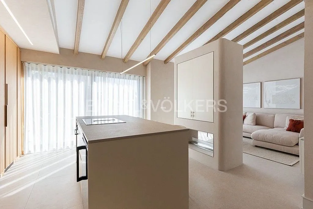 Köök - Renovated Penthouse with Terraza in La Seu