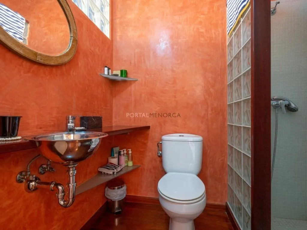 Bathrooms - Converted Factory House with Terraces in Mahón