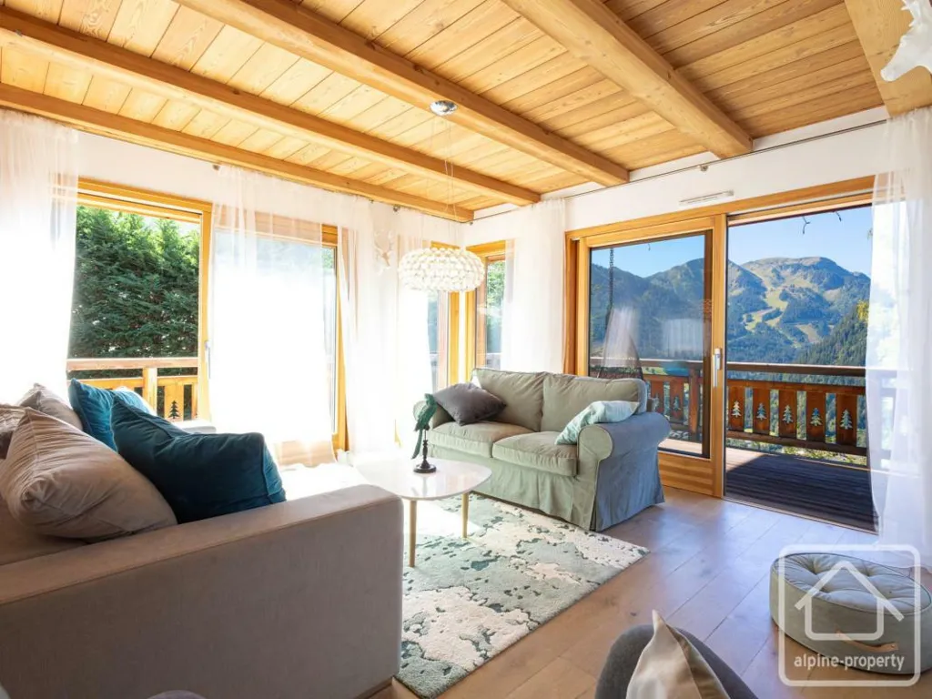 Soggiorno - Modern Chalet with Panoramic Views in Petit Châtel