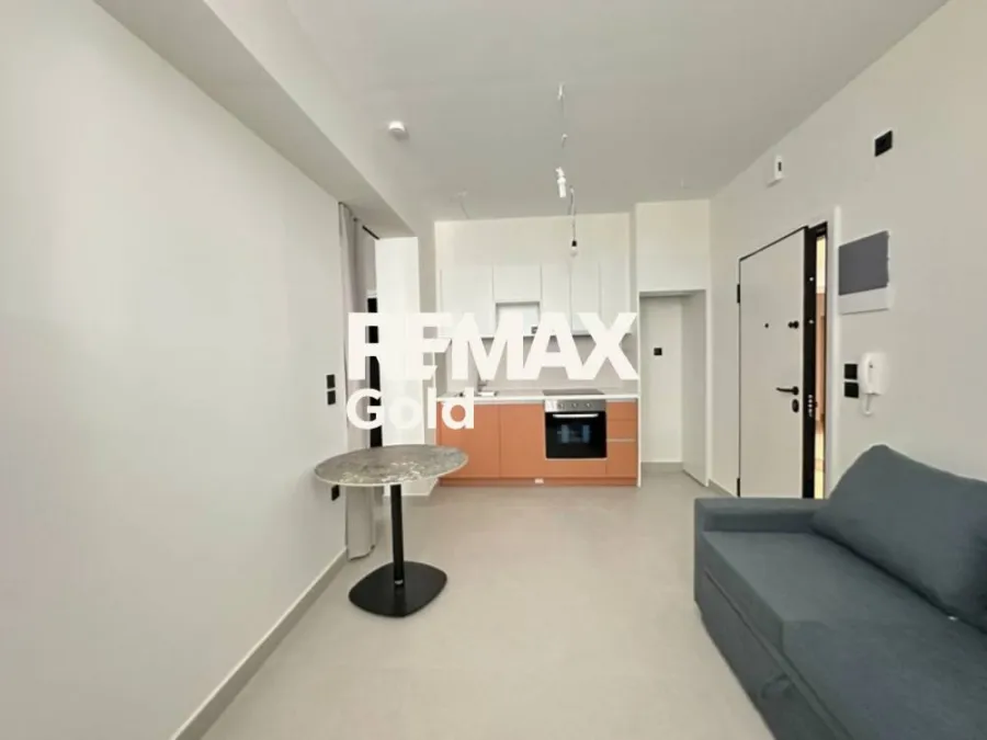 Living Room - Modern Studio with Security in Thessaloniki