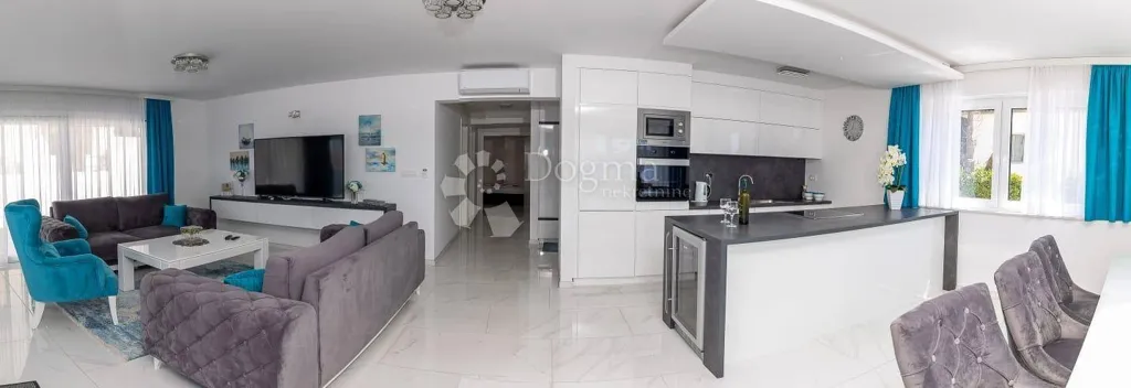 Living Room - Designer Apartment with Sea View in Crikvenica