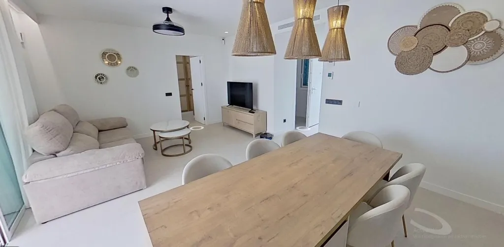 Salle à manger - Bungalow with Pool in El Mojón, Pilar de la Horadada