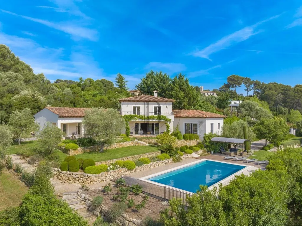 Õhuvaade - Neo-Provençal Villa with Panoramic Views in Mougins