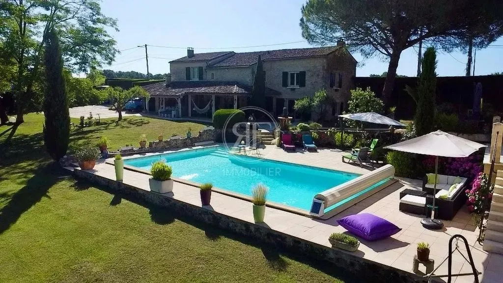 Vista aerea - Luxury House with Pool in Puisseguin