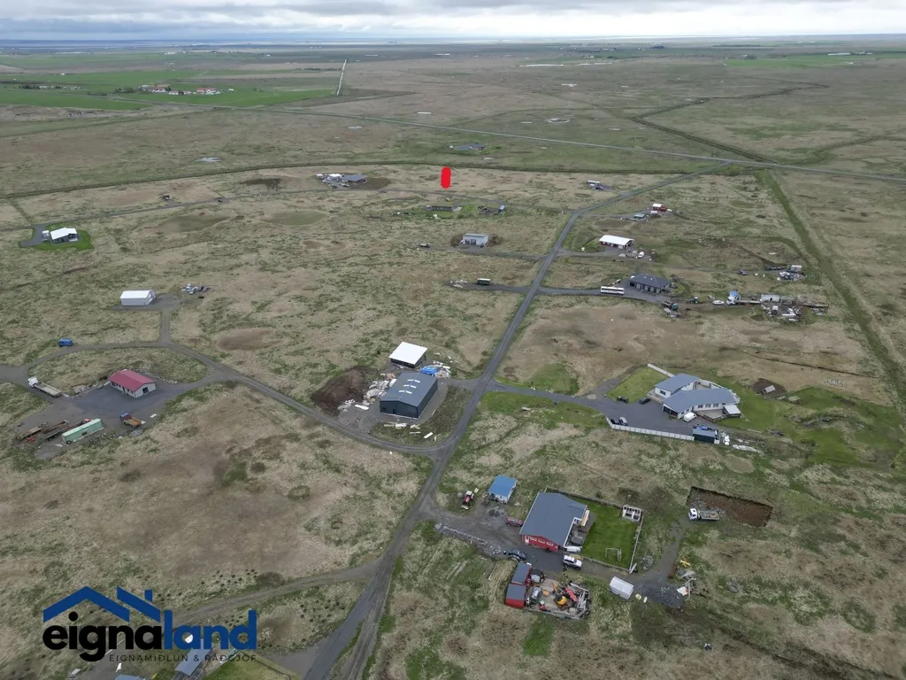 Vue aérienne - Building Site with 29 Plots in Selfoss