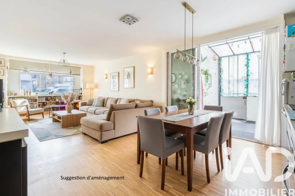 Salle à manger - Appartement 4 Pièces avec Véranda à Viry-Chatillon
