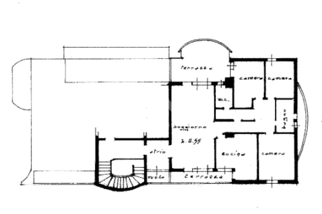 Plan - Commercial Complex with Restaurant in Artegna