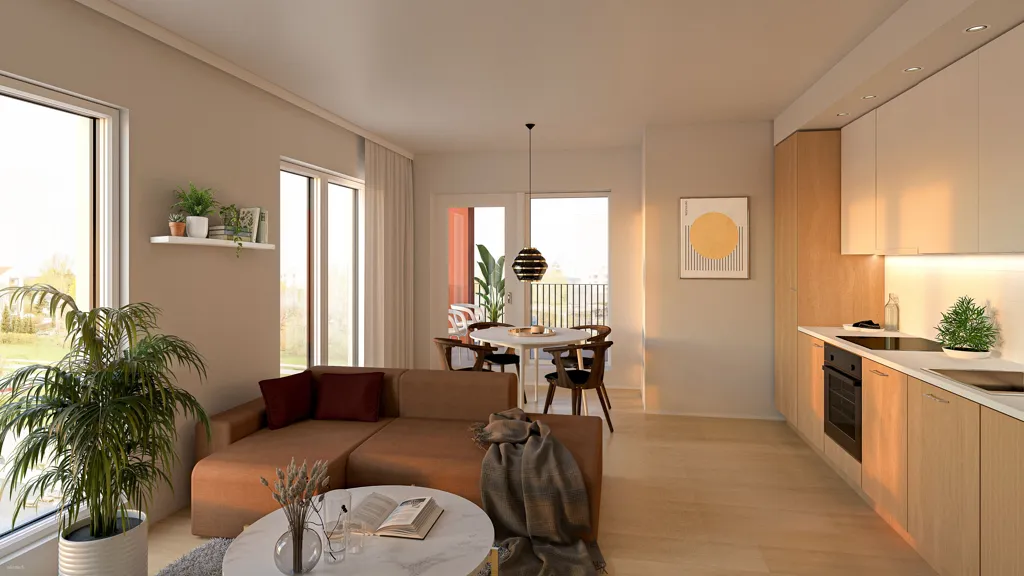Appartement 2 pièces à FI