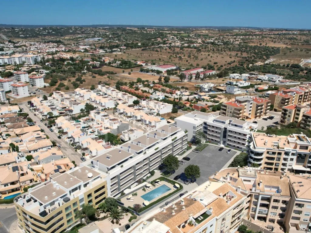 Vue aérienne - T2 Apartment with Balcony in Lagos