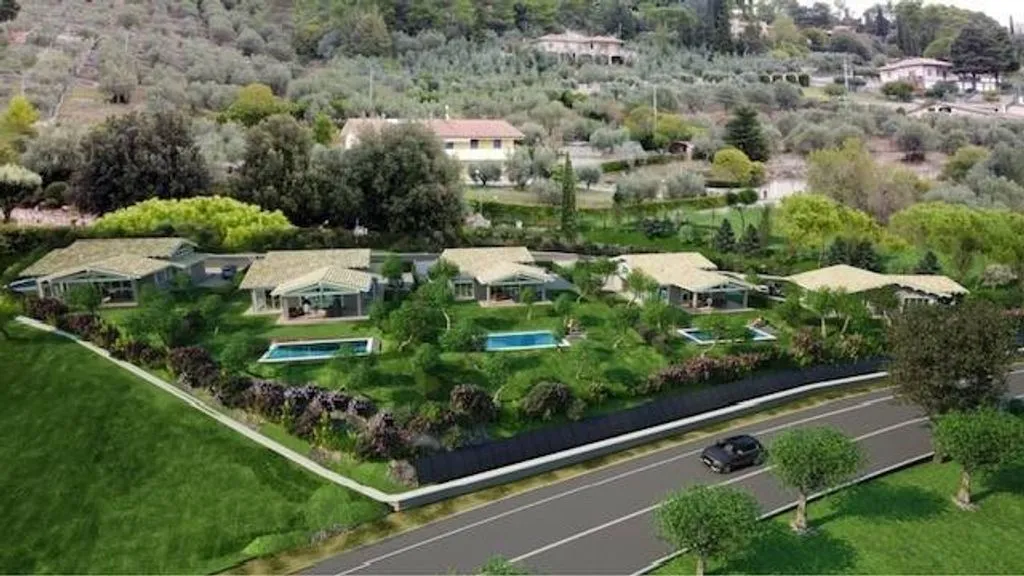 Vue aérienne - Luxury Villa with Private Garden in Perugia