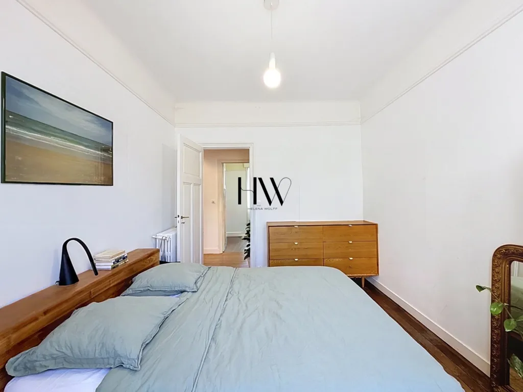 Bedrooms - Haussmannian Flat with Balcony in Annemasse Centre