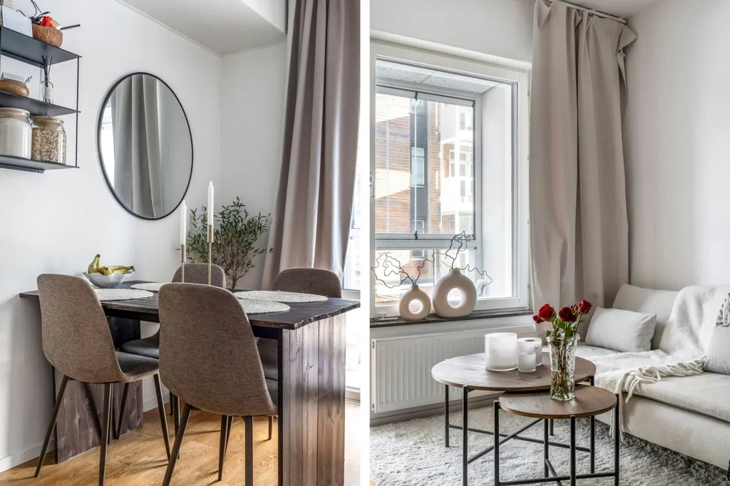 Séjour - Modern Flat with Glass Balcony in Hägerneholm