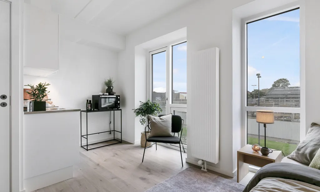 Séjour - 1-Bedroom Flat with Communal Facilities in København SV