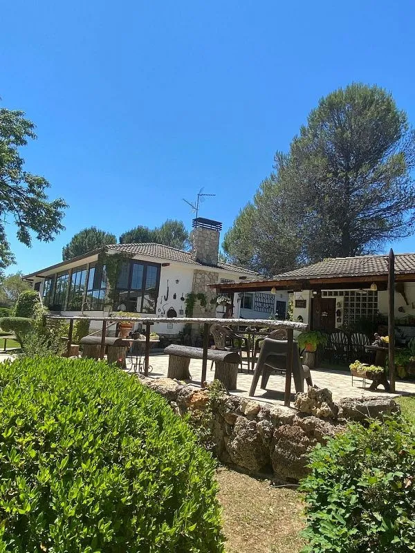 Terrasse - Rustic Finca with Pool and Terrace in Durón