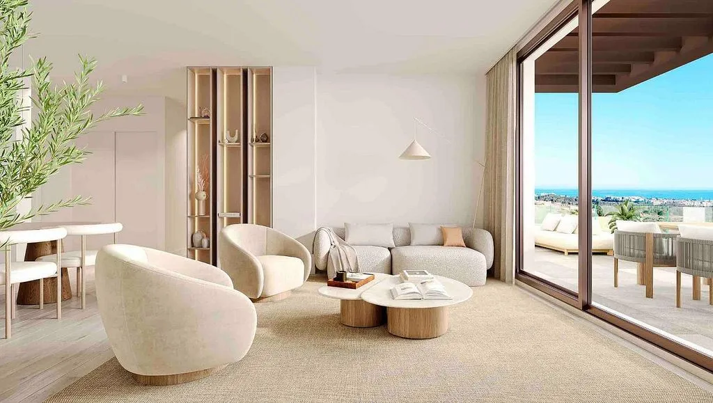 Séjour - Penthouse with Pool in Mijas Costa