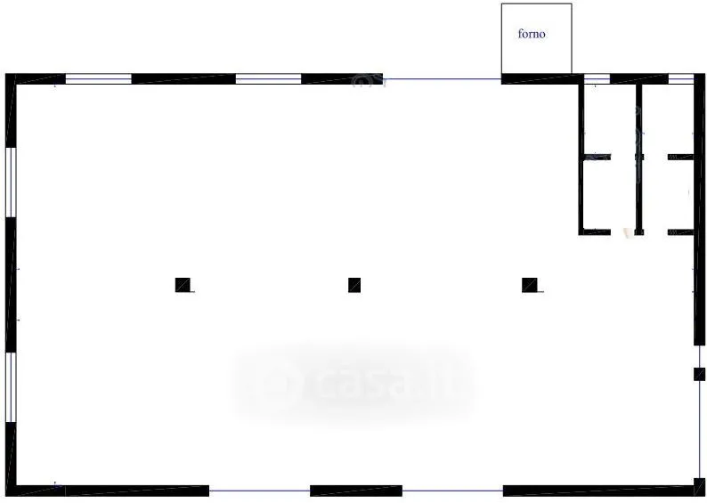 Plan - Laboratory with Potential for Residential Use in Ilbono