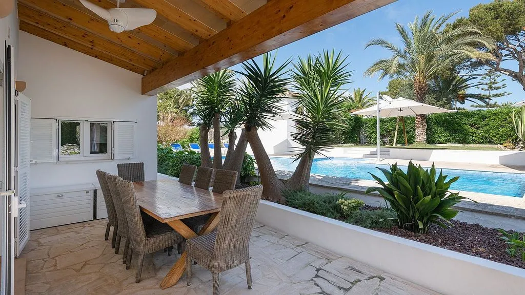 Piscine - Modernised Ibicenco Villa with Pool in Cala d'Or