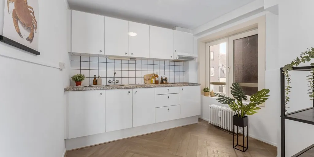 Cuisine - Appartement avec Vue sur la Jachthaven à Oostende