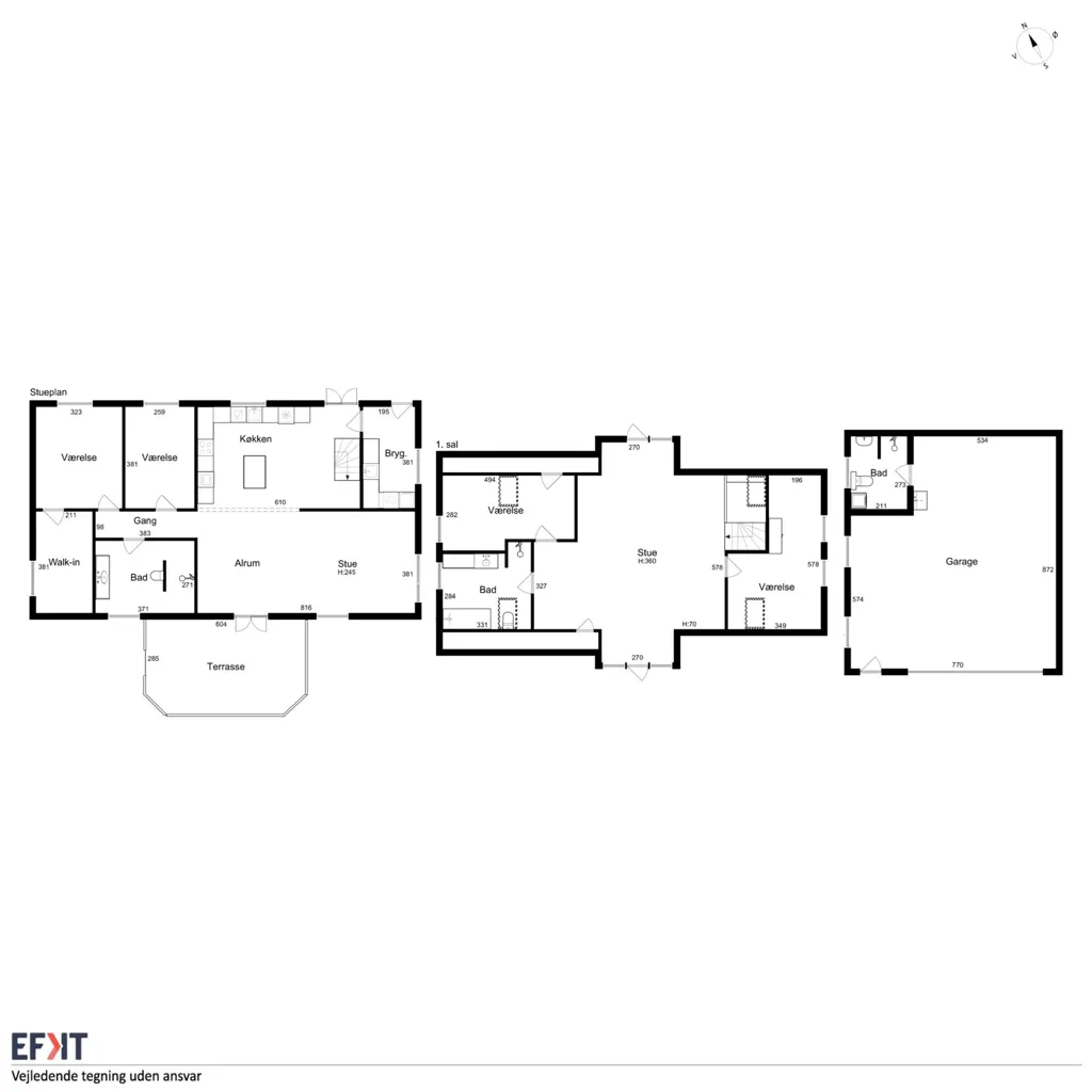 Maison 4 pièces à Hjørring