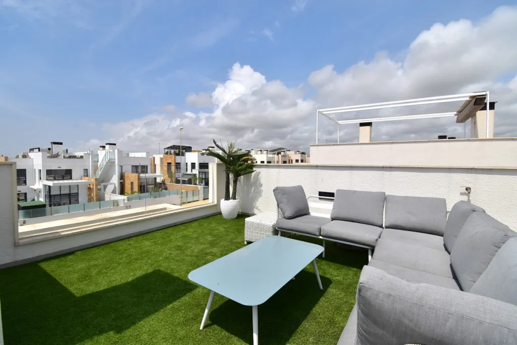 Terrasse - Modern Villa with Water View in Orihuela Costa