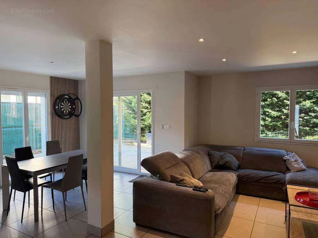 Living Room - Linked Villa with Large Terrace in Saint-Genis-Pouilly