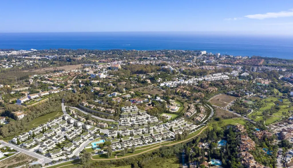Õhuvaade - Contemporary Villa with Golf Access in Estepona