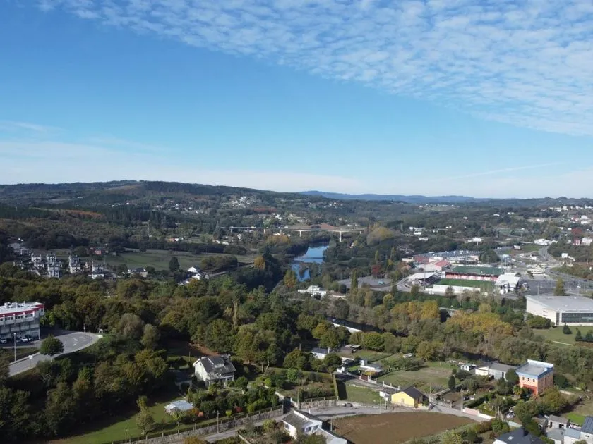 Vue aérienne - Restored Chalet with River Walk Access in Lugo
