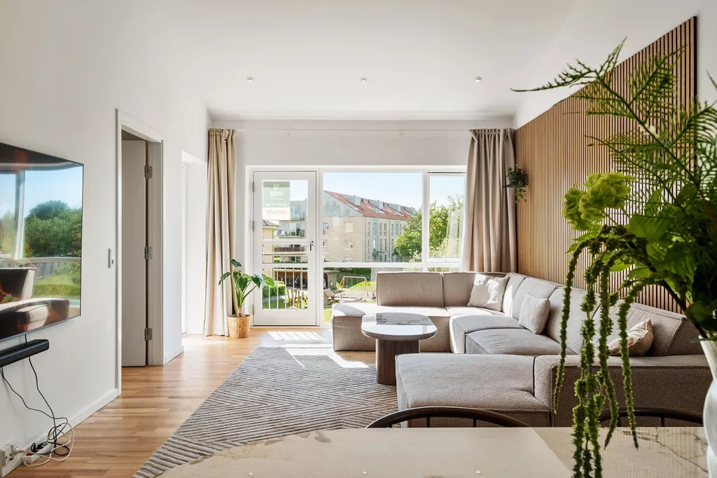 Séjour - Apartment with Central Heating in Farum