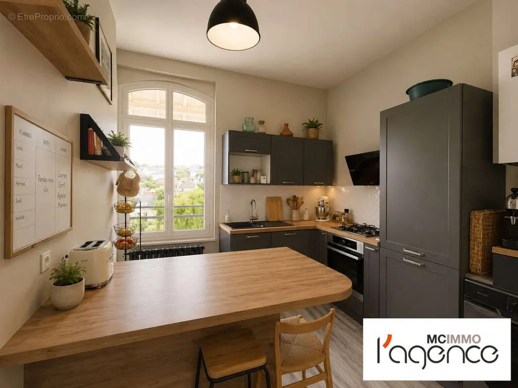 Kitchen - Character House with Garden in Sainte-Adresse