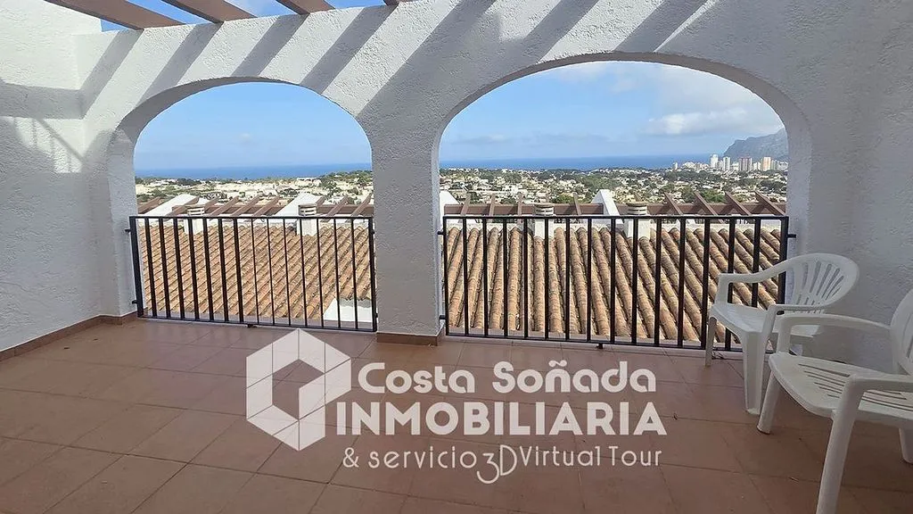 Terrasse - Apartment with Pool and Terrace in Calpe