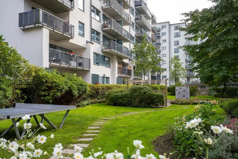 Garden - Apartment with Balcony in Södermalm, Stockholm